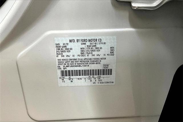 Photo of 2022 Pristine White Lincoln Nautilus