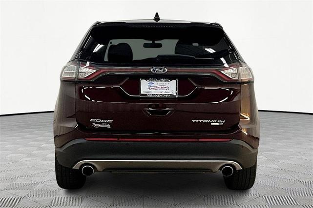 Photo of 2018 Burgundy Velvet Metallic Tinted Clearcoat Ford Edge