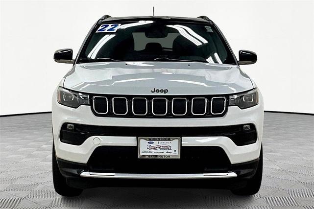 Photo of 2022 Bright White Clearcoat Jeep Compass