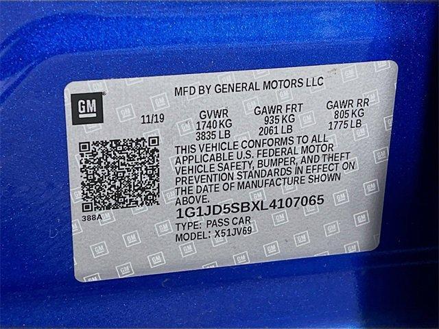 Photo of 2020 Kinetic Blue Chevrolet Sonic