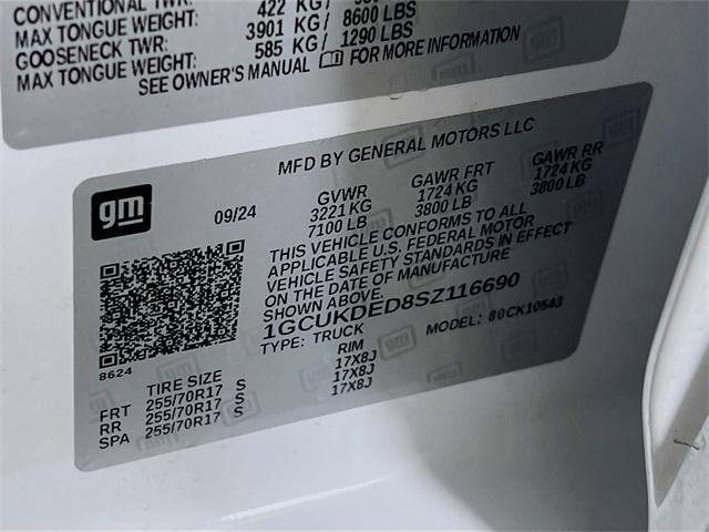 Photo of 2025 Summit White Chevrolet Silverado 1500