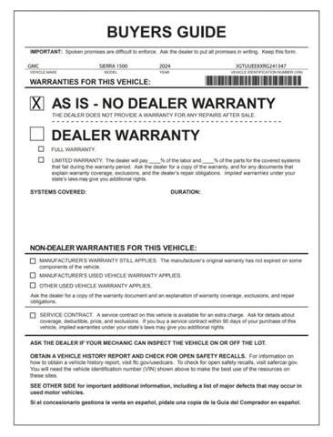 Photo of 2024 Summit White GMC Sierra 1500