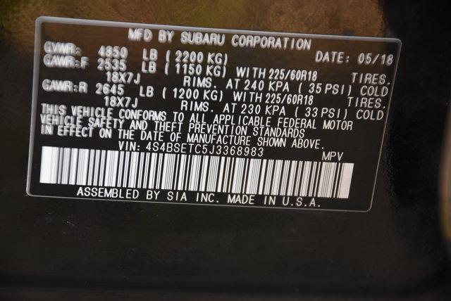 Photo of 2018 Crystal Black Silica Subaru Outback