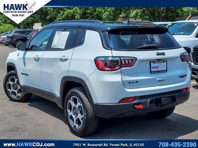 Photo of 2022 Bright White Clearcoat Jeep Compass