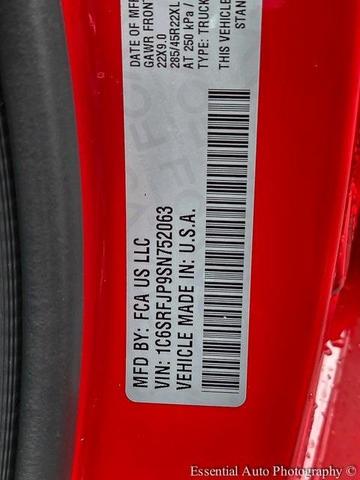 Photo of 2025 Flame Red Clearcoat RAM 1500