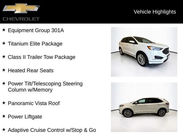 Photo of 2024 Star White Metallic Tri-Coat Ford Edge