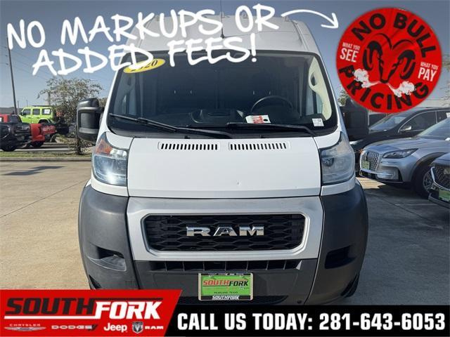 Photo of 2020 Bright White Clearcoat RAM ProMaster 1500