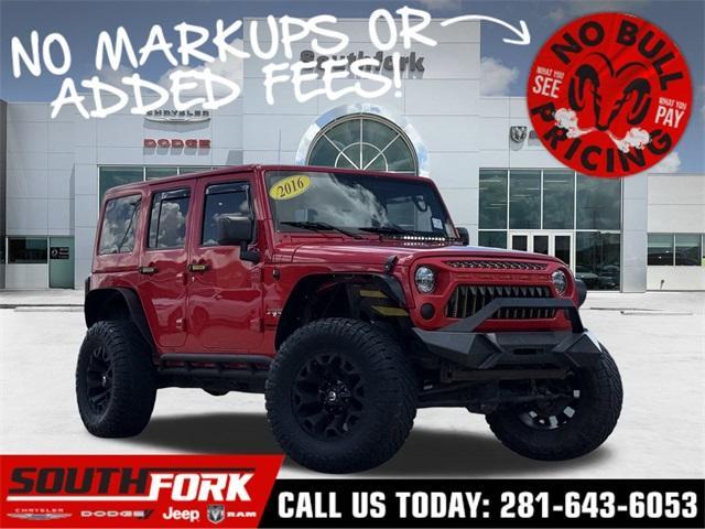 Photo of 2016 Firecracker Red Clearcoat Jeep Wrangler Unlimited