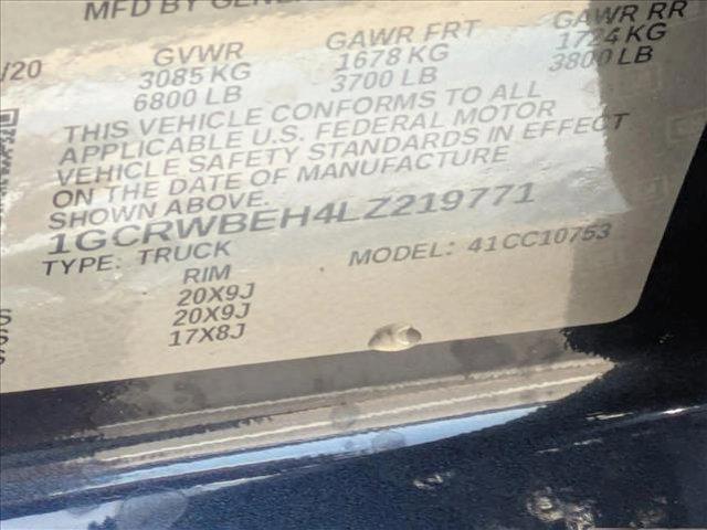 Photo of 2020 Northsky Blue Metallic Chevrolet Silverado 1500