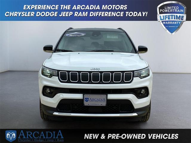 Photo of 2022 Bright White Clearcoat Jeep Compass