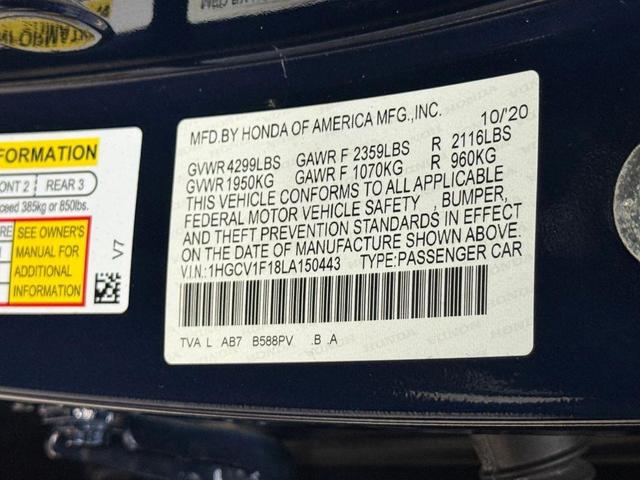 Photo of 2020 Obsidian Blue Pearl Honda Accord