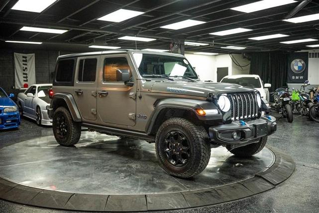 Photo of 2023 Gray Jeep Wrangler 4xe
