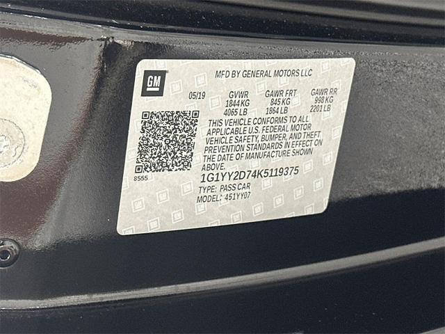 Photo of 2019 Black Chevrolet Corvette