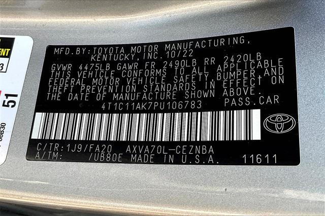 Photo of 2023 Celestial Silver Toyota Camry
