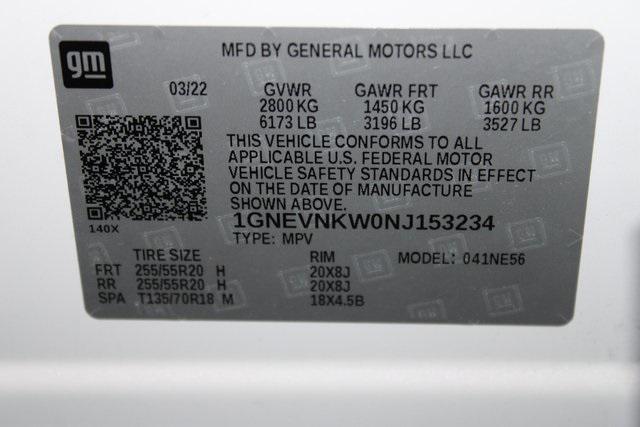 Photo of 2022 Iridescent Pearl Tricoat Chevrolet Traverse