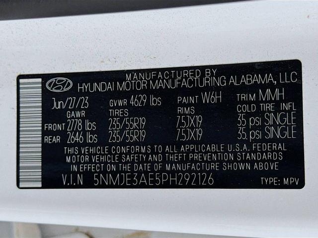 Photo of 2023 Serenity White Pearl Hyundai TUCSON
