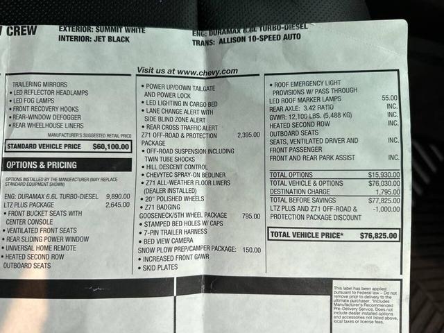 Photo of 2023 White Chevrolet Silverado 3500