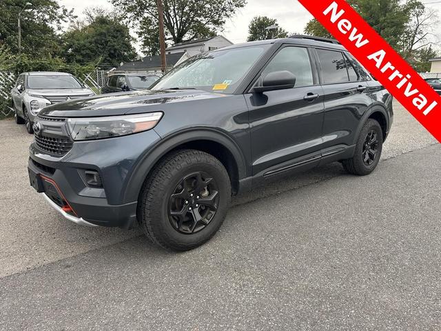 Photo of 2022 Stone Blue Metallic Ford Explorer