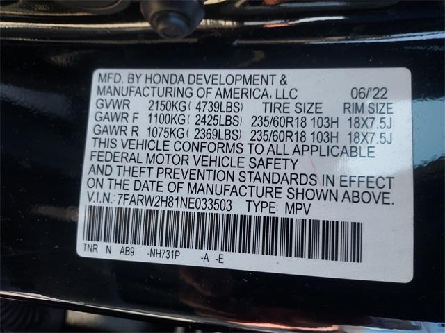 Photo of 2022 Crystal Black Pearl Honda CR-V