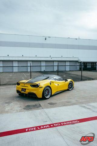 Photo of 2018 Yellow Ferrari 488 GTB