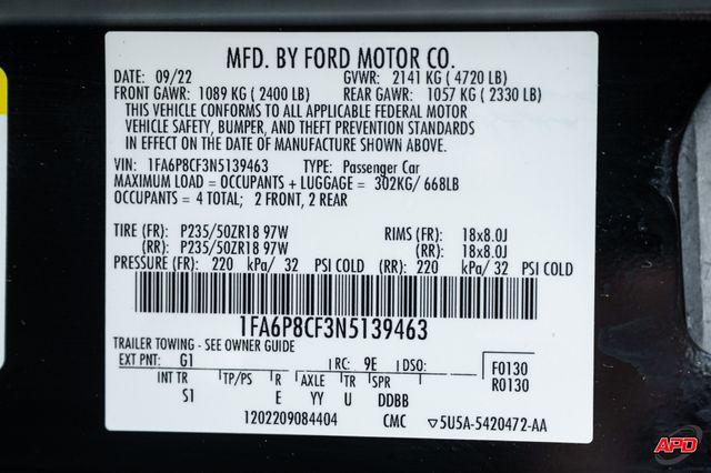 Photo of 2022 Shadow Black Ford Mustang