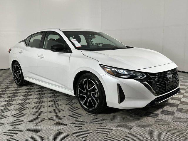 Photo of 2024 Aspen White Tricoat Nissan Sentra