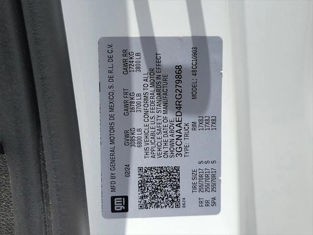 Photo of 2024 Summit White Chevrolet Silverado 1500