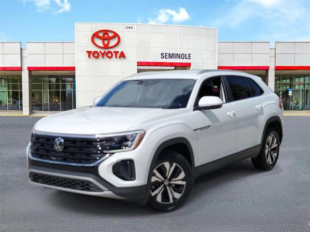 Photo of 2025 Opal White Pearl Volkswagen Atlas Cross Sport
