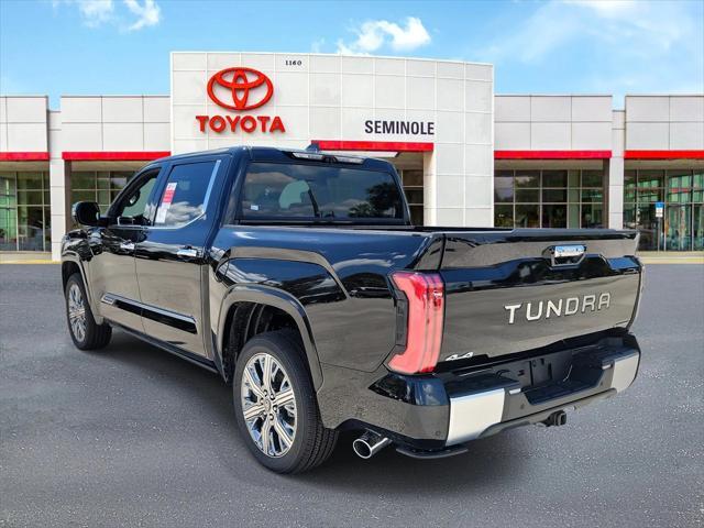 Photo of 2025 Midnight Black Metallic Toyota Tundra Hybrid