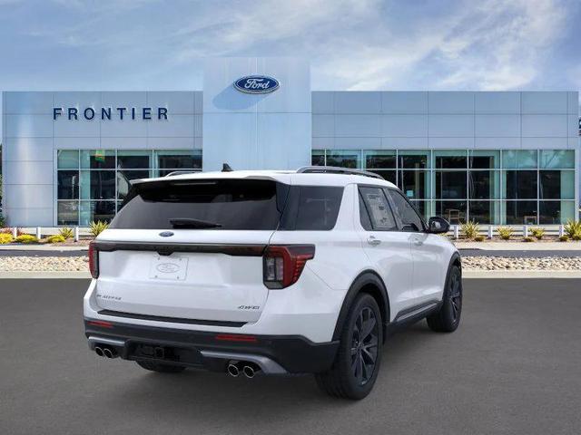 Photo of 2025 Star White Metallic Tri-Coat Ford Explorer