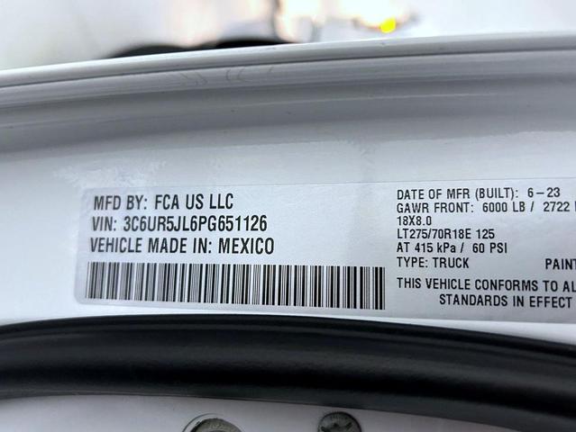 Photo of 2023 Bright White Clearcoat RAM 2500