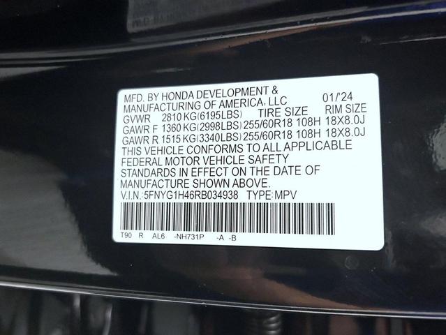 Photo of 2024 Crystal Black Pearl Honda Pilot
