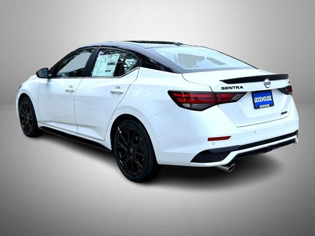 Photo of 2025 Aspen White Tricoat/Super Black Nissan Sentra