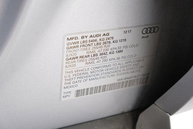 Photo of 2018 Silver Metallic Audi Q5