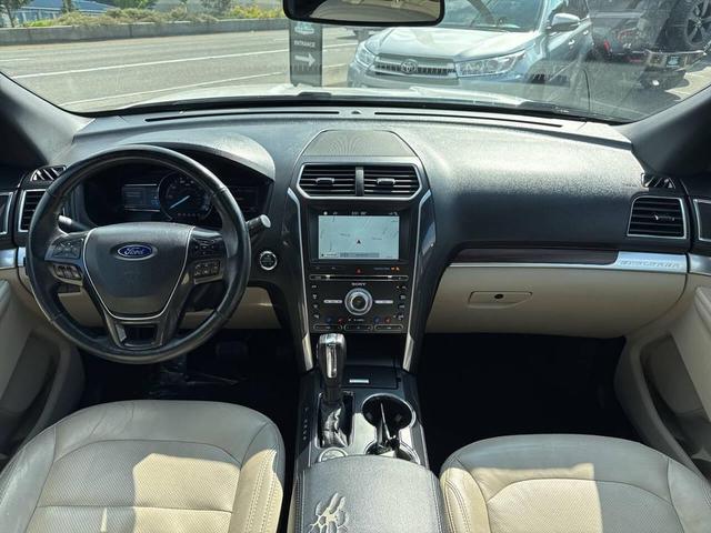 Photo of 2018 White Platinum Metallic Tri-Coat Ford Explorer