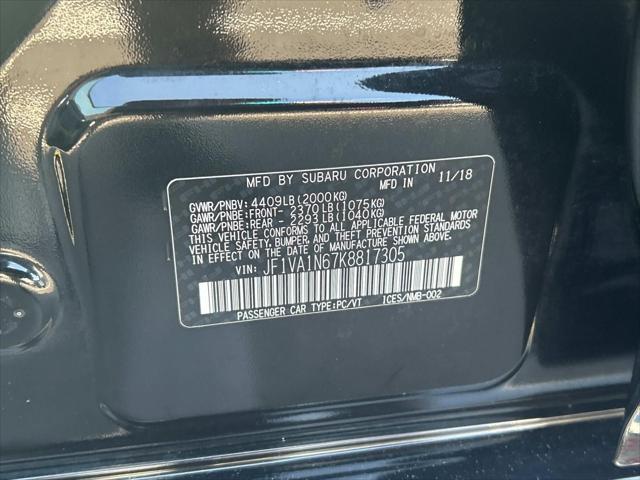 Photo of 2019 Crystal Black Silica Subaru WRX