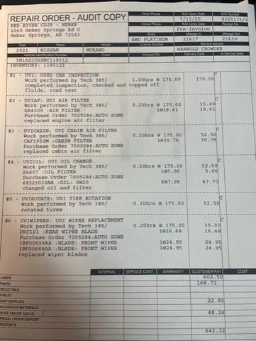 Photo of 2021 White Nissan Murano
