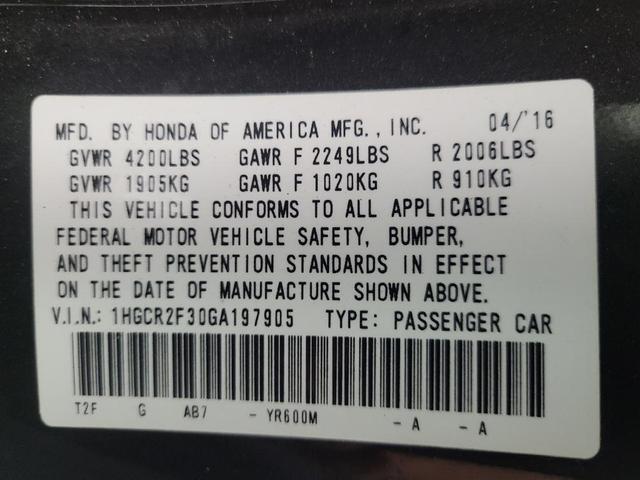 Photo of 2016 Kona Coffee Metallic Honda Accord