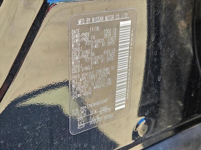 Photo of 2017 Super Black Nissan Armada