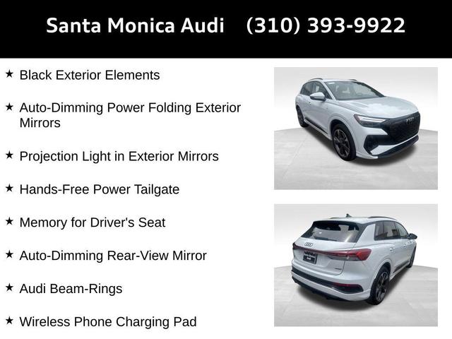 Photo of 2024 Glacier White Metallic Audi Q4 e-tron