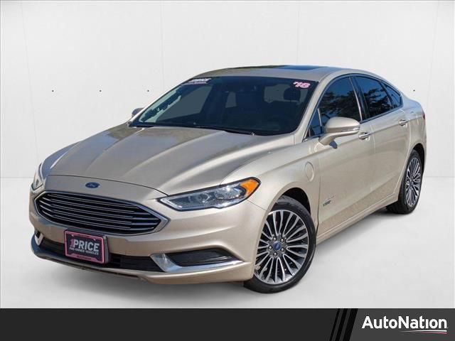 Photo of 2018 White Gold Metallic Ford Fusion Energi