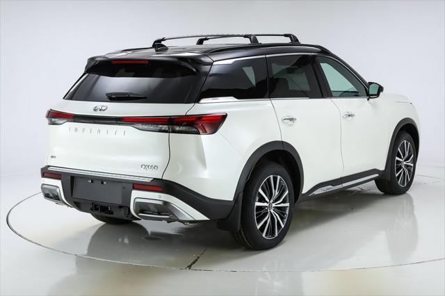 Photo of 2025 Majestic White/Black Obsidian INFINITI QX60