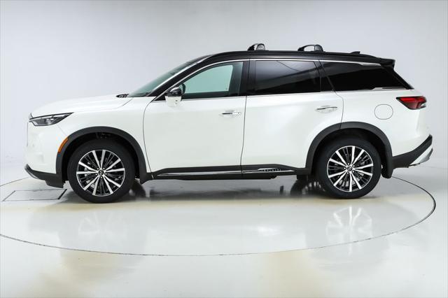 Photo of 2025 Majestic White/Black Obsidian INFINITI QX60