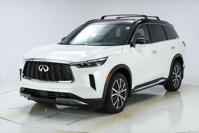 Photo of 2025 Majestic White/Black Obsidian INFINITI QX60