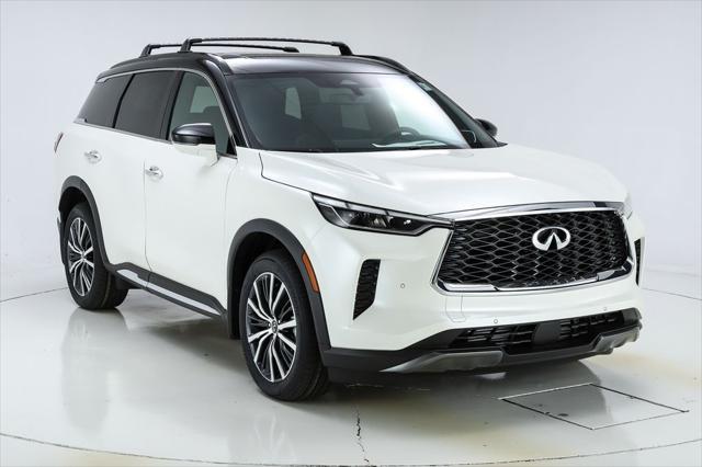 Photo of 2025 Majestic White/Black Obsidian INFINITI QX60