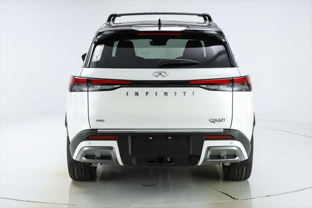 Photo of 2025 Majestic White/Black Obsidian INFINITI QX60