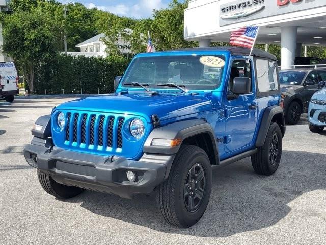 Photo of 2023 Hydro Blue Pearlcoat Jeep Wrangler