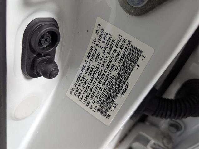 Photo of 2020 Platinum White Pearl Honda Civic