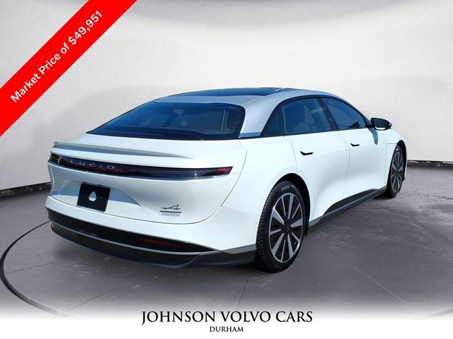 Photo of 2023 Stellar White Metallic Lucid Air