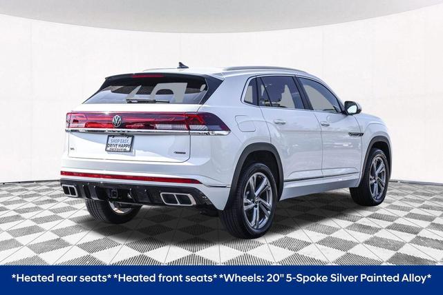 Photo of 2024 Opal White Pearl Effect Volkswagen Atlas Cross Sport